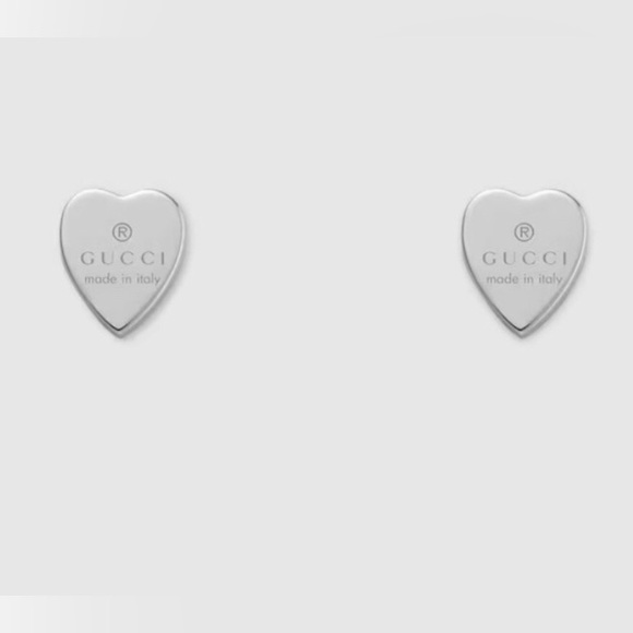 ®️Gucci Made in Italy earrings in silver!!! 100% authentic - Picture 1 of 4